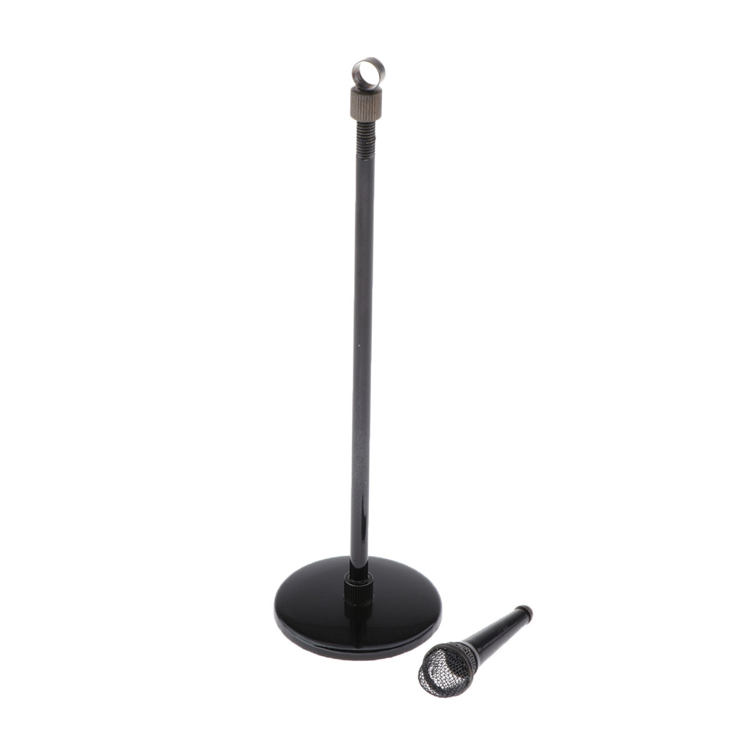 Kids Toys Shop - Miniature Microphone Model Metal Adjustable Stand