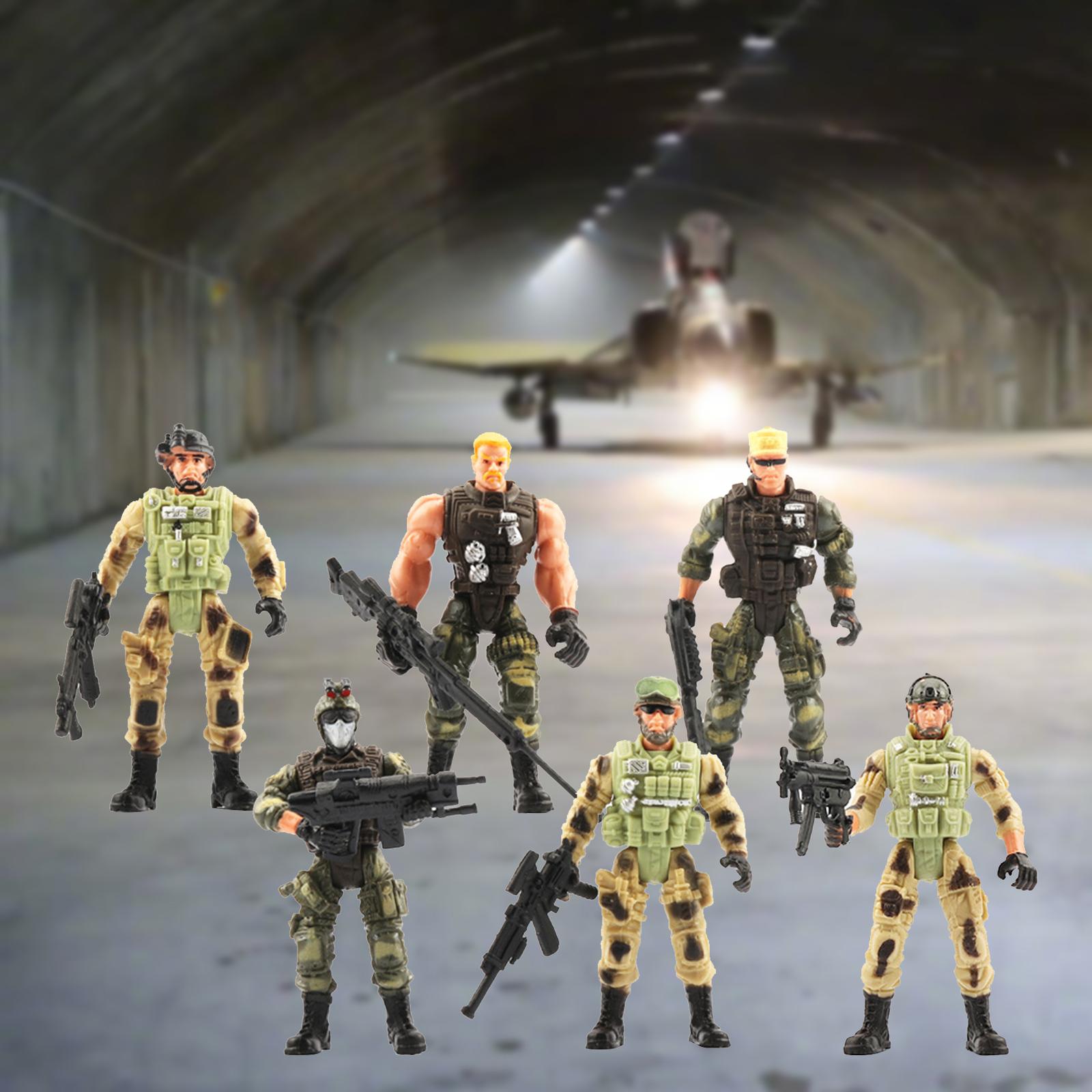 Kids Toys Shop - 6 Pieces Men Action Figures Set,