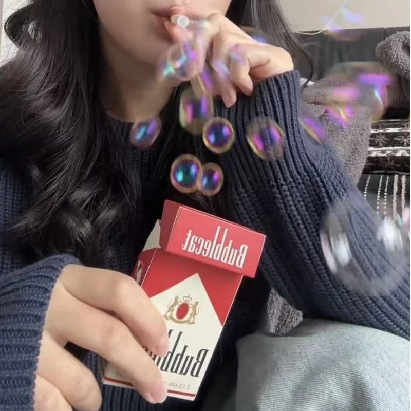 Bubble Machine Outdoor - Instagram-style funny cigarette box toy photo