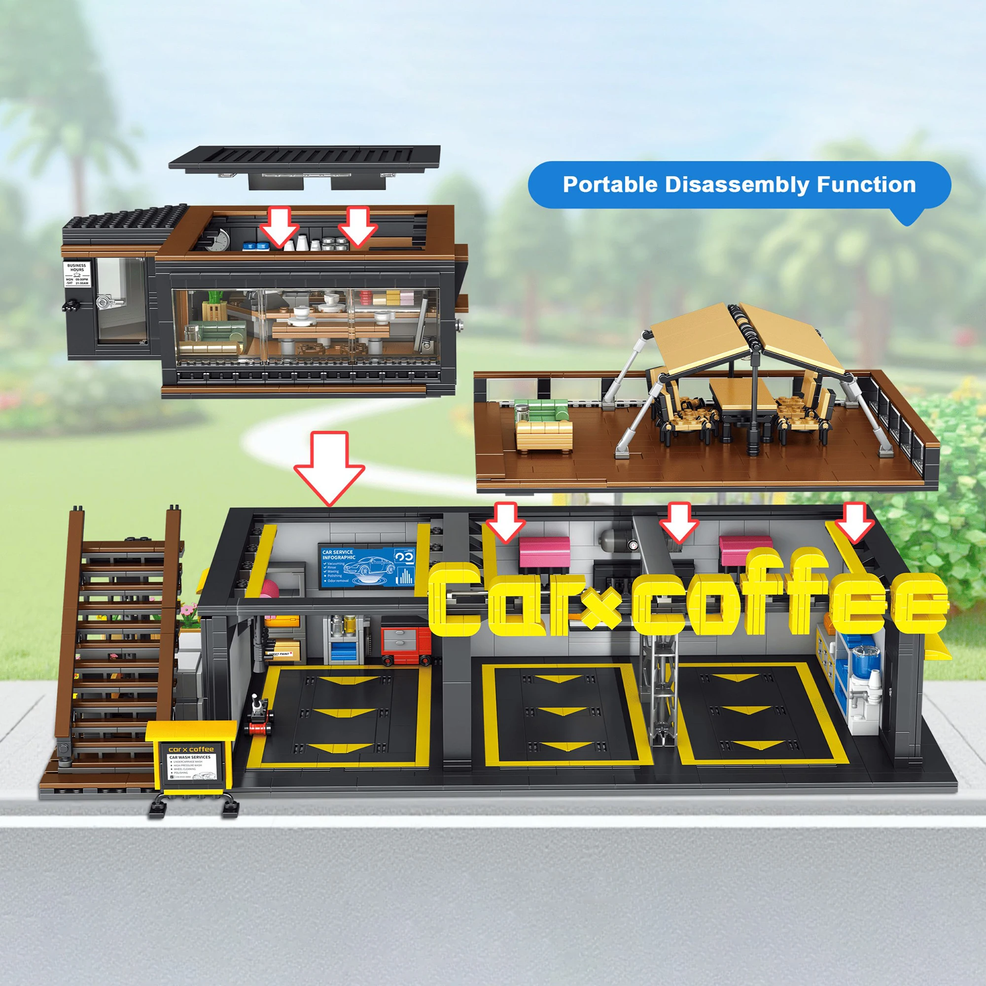 Coffee Auto Repair Shop Coffee - огляд і ціна Kids Toys Stores