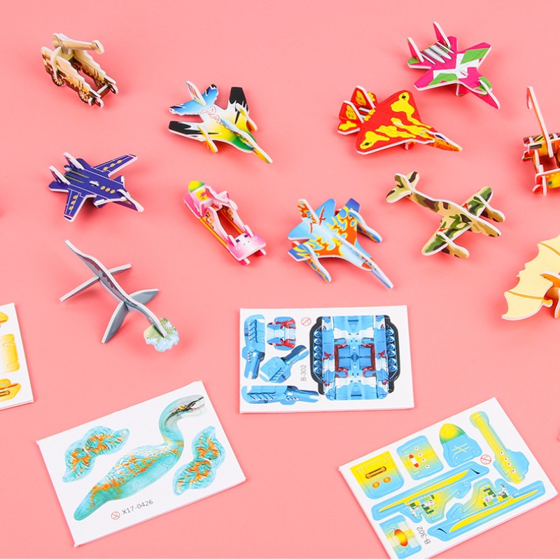 10pcs Creative Cute Paper Plan - огляд і ціна Kids Toys Dinosaur