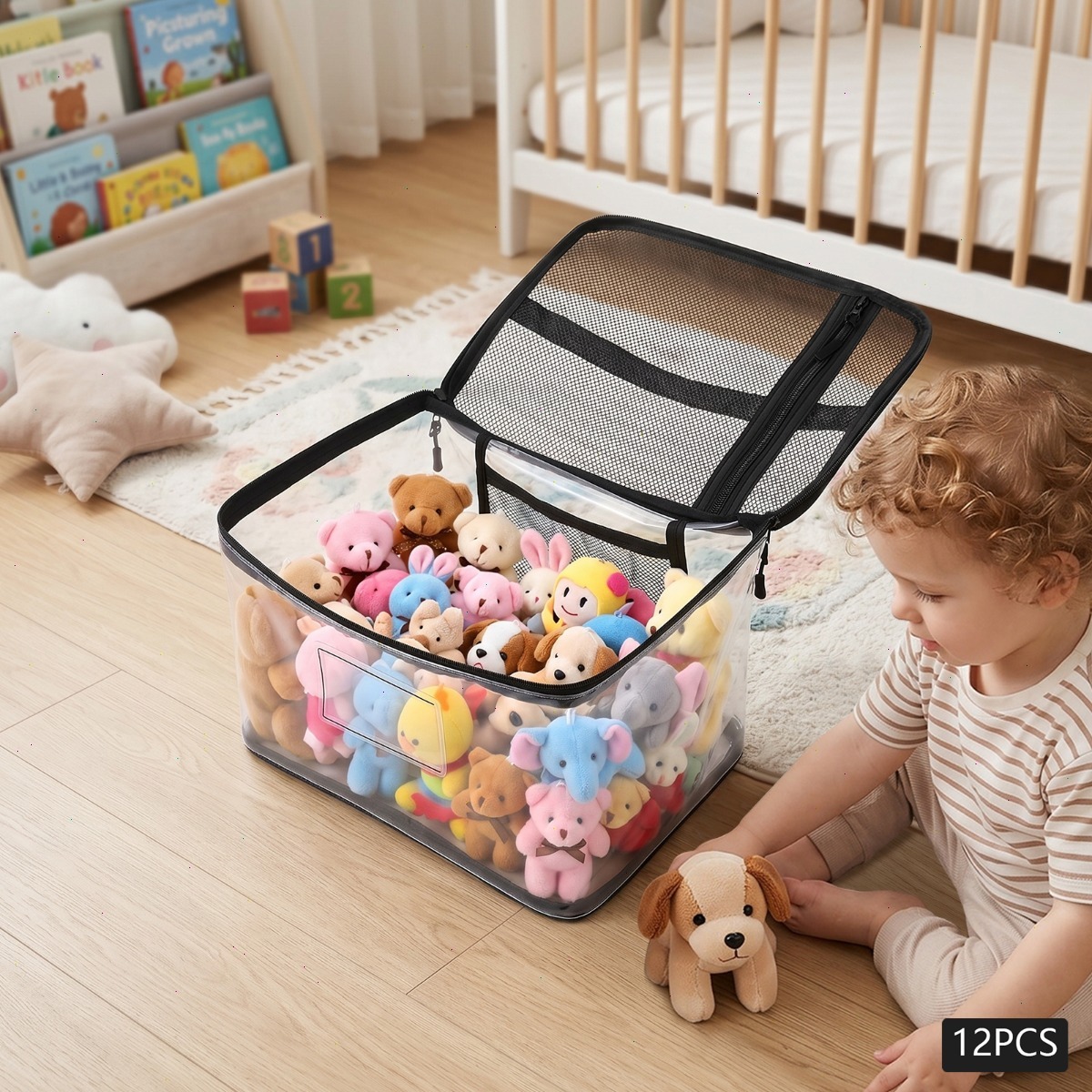12pcs Toy Storage Box, Large C - огляд і ціна Kids Zip Toys
