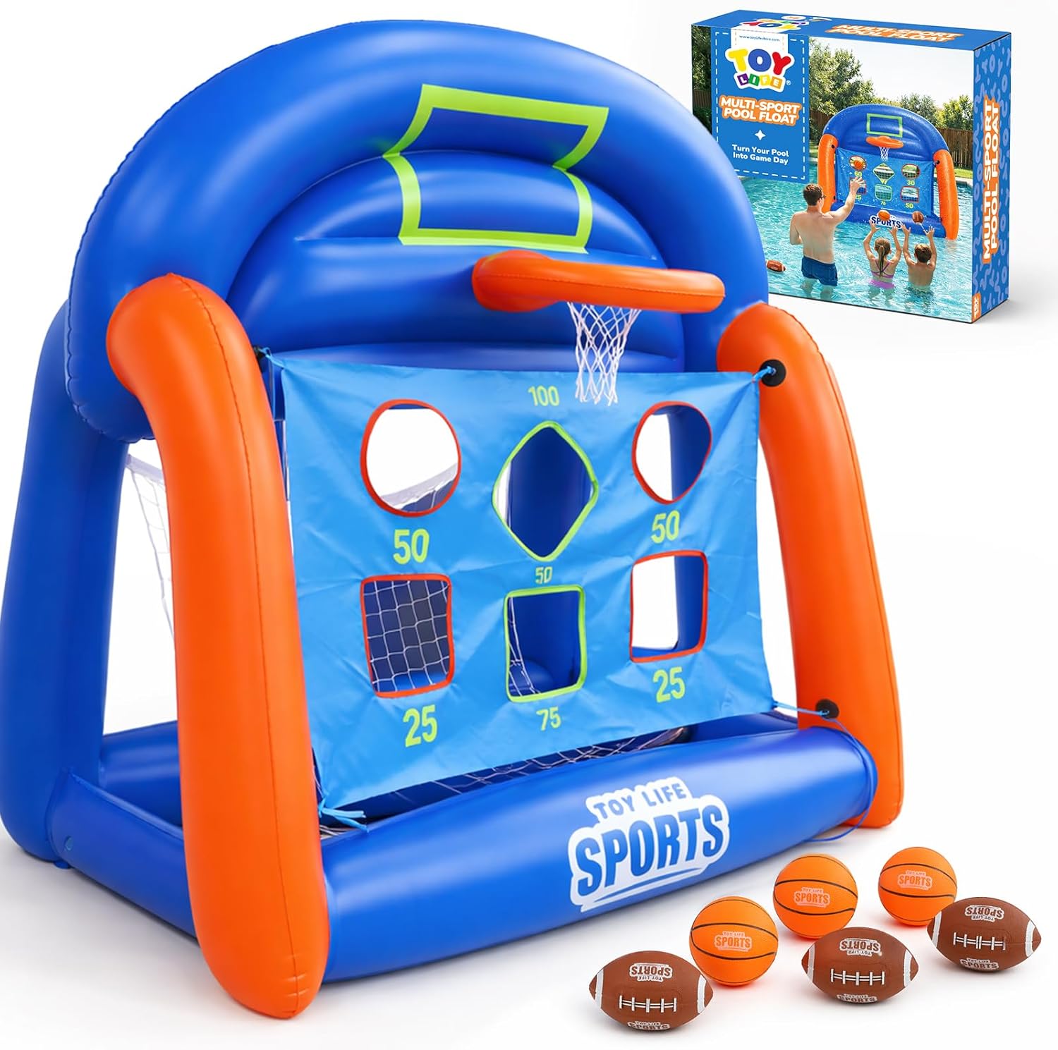Multi-Sport Pool Games Inflata - огляд і ціна Kids Toys Set
