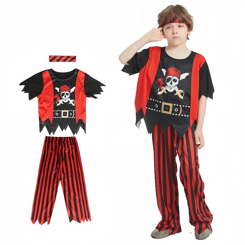 Kids Pirate Skull Dress Up Cos - огляд і ціна Kids Toys Set