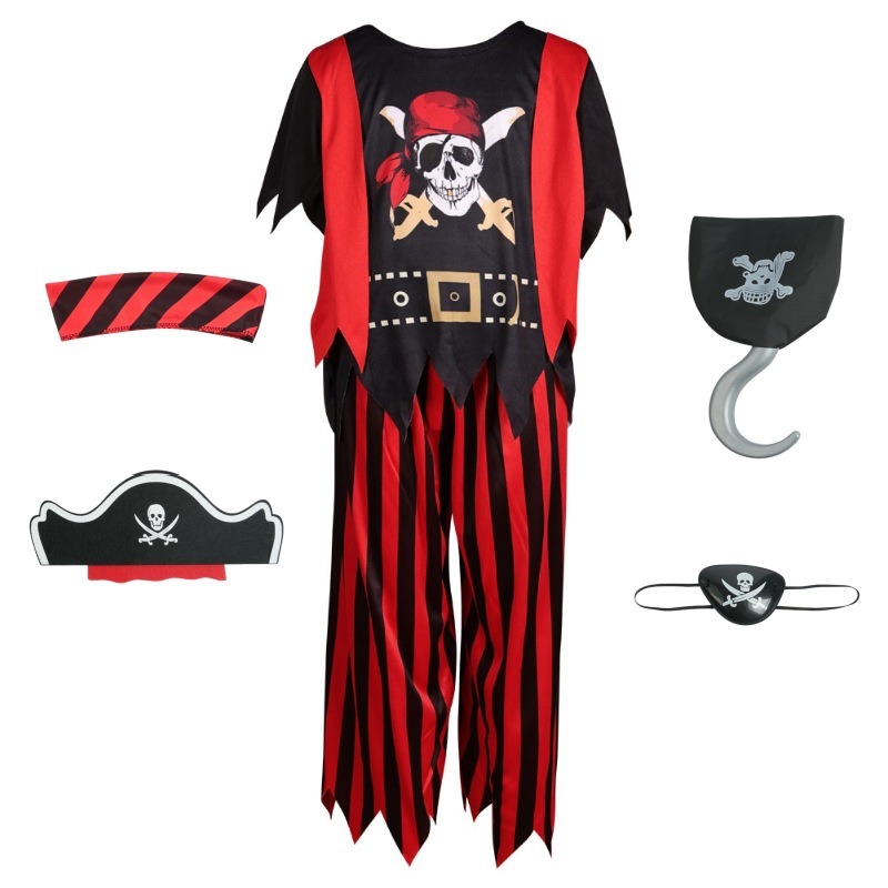 Kids Pirate Skull Dress Up Cos - огляд і ціна Kids Toys Set