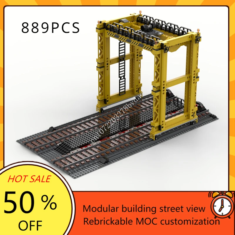 889PCS Railway Overloading Cra - огляд і ціна Kids Toys Xmas