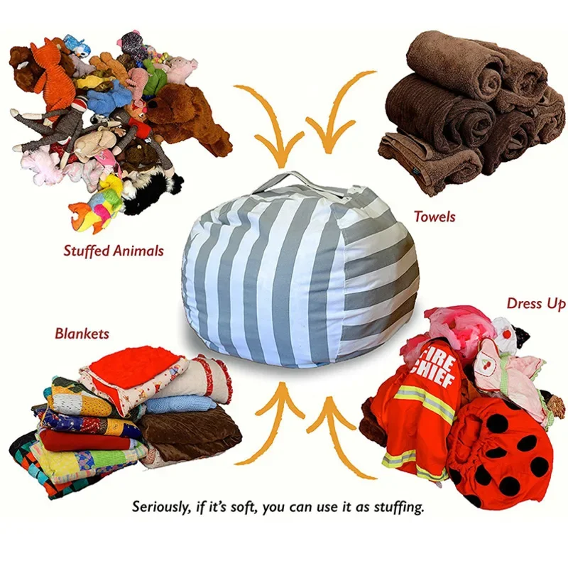 New Bean Bag Storage Stuffed A - огляд і ціна Kids Zip Toys