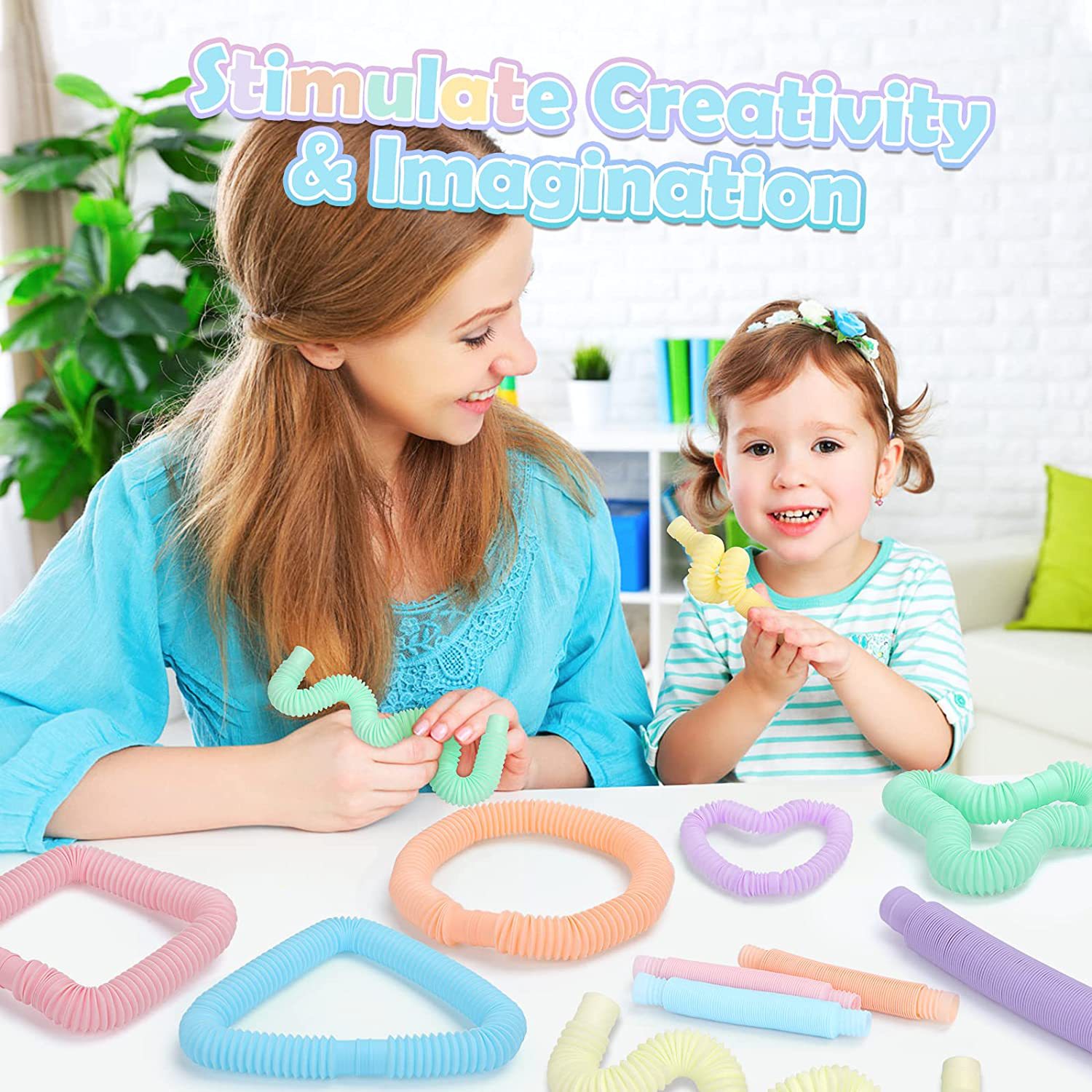 Color Pop Tubes Stretchable Te - огляд і ціна Kids Toys Play Youtube