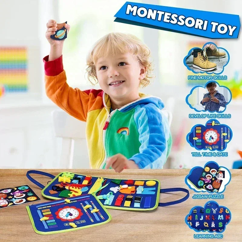 Kids Busy Board Buckle 1-5 Yea - огляд і ціна Kids Zip Toys