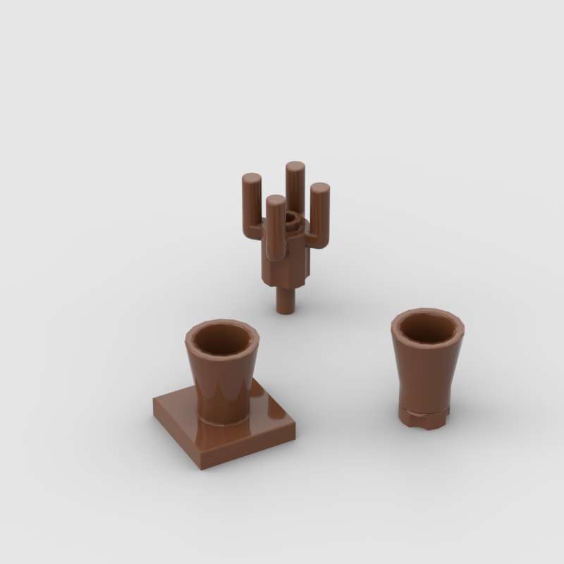 10pcs Plant Tree Trunk Palm Ba - огляд і ціна Lego Set City