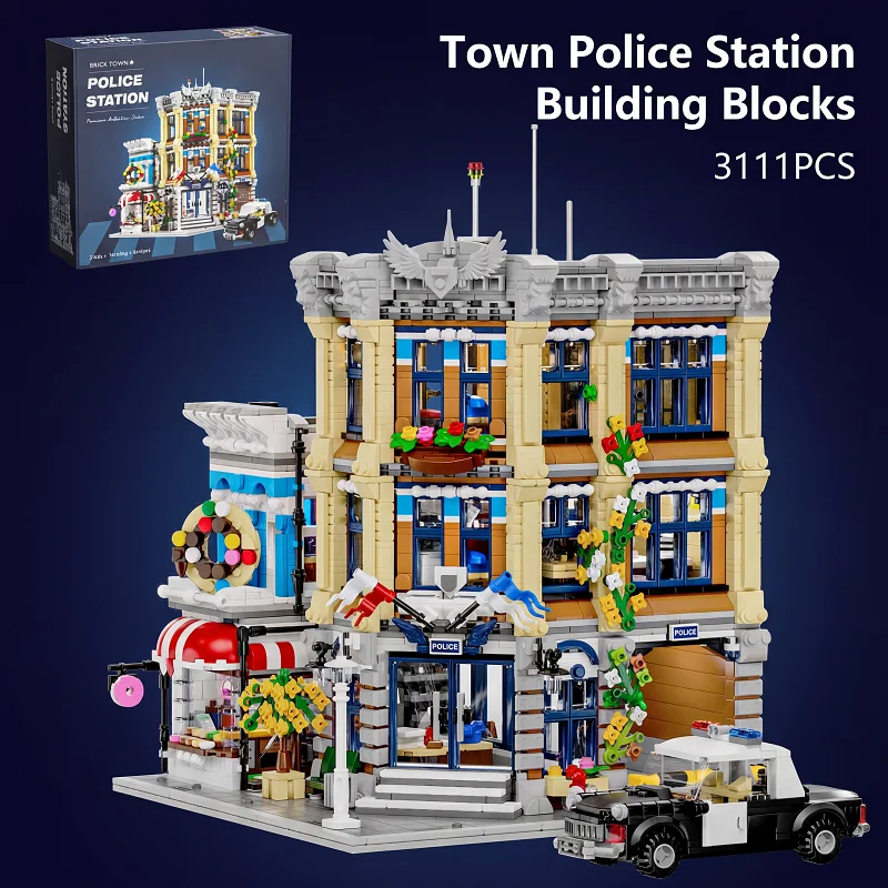 Town Police Station with 6 Fig - огляд і ціна Kids Toys Stores