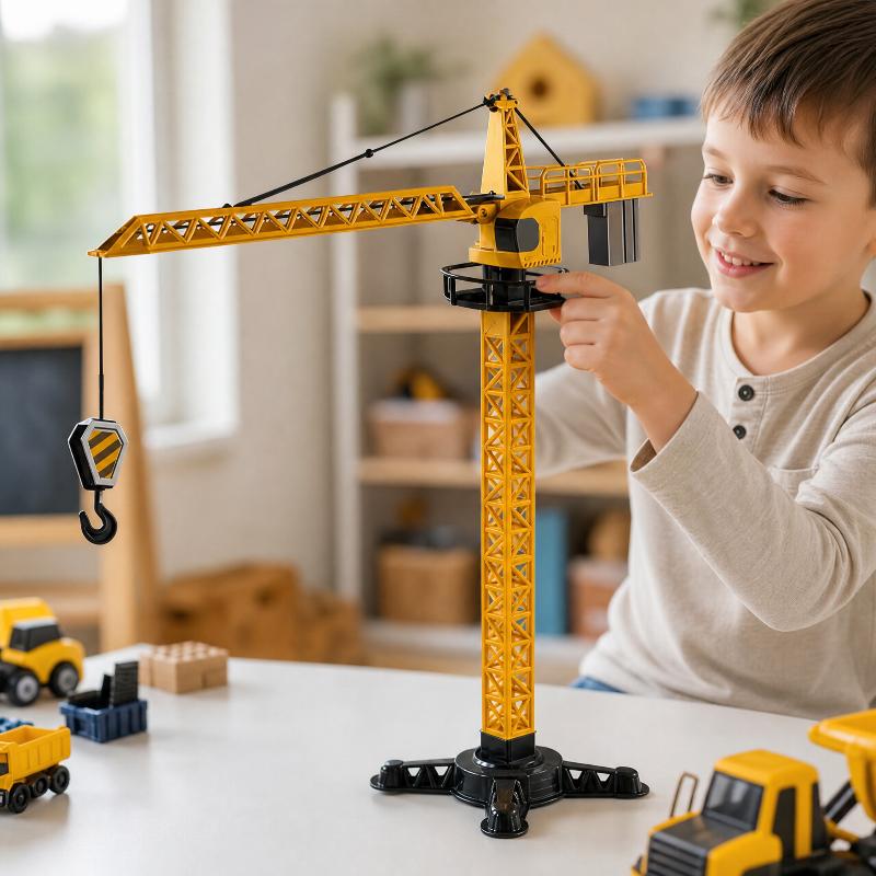Tower Crane Toy Simulated Cons - огляд і ціна Kids Toys Play