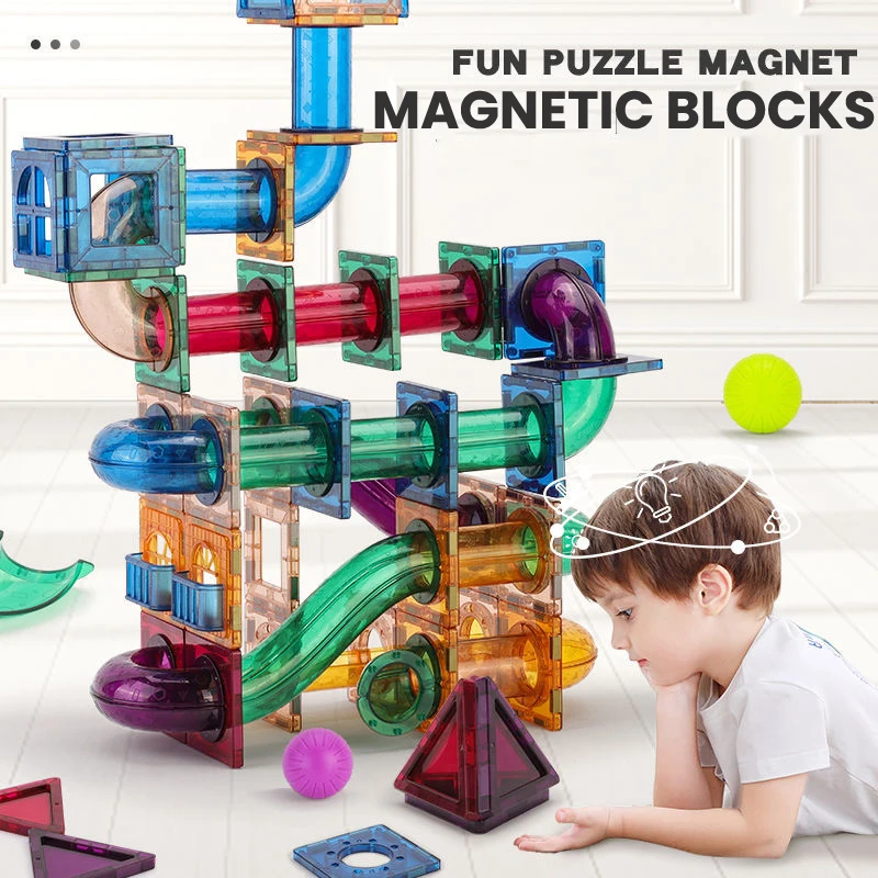 Magnetic Sheet Building Block  - огляд і ціна Marble Run Set